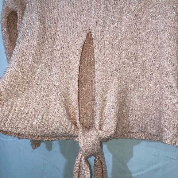 NWT Mon Renn Quartz Pink Cove Knit Jumper Oversized Wrap Sweater Size M - Picture 9 of 16